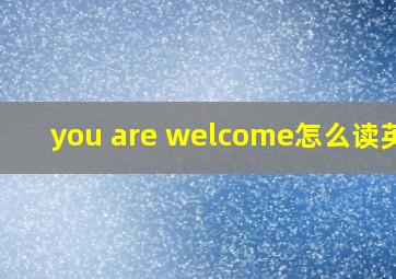 you are welcome怎么读英语